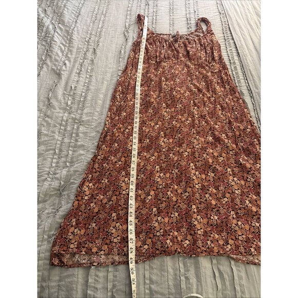 Old‎ Navy Waist-Defined Floral Midi Dress XXL Peasant Cottage Babydoll - Picture 10 of 11